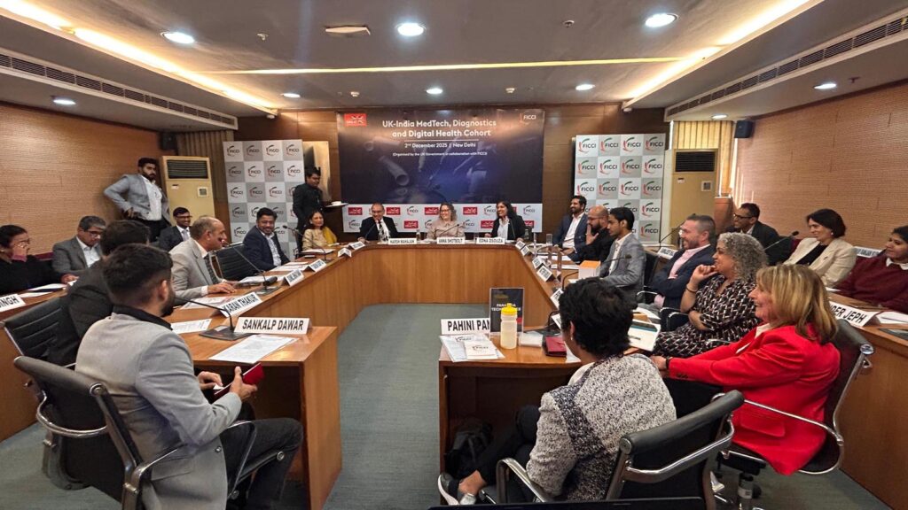 Delegates at the UK–India MedTech Cohort visit